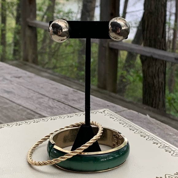 Vintage Jewelry - Vintage Silver Clip-On Earrings